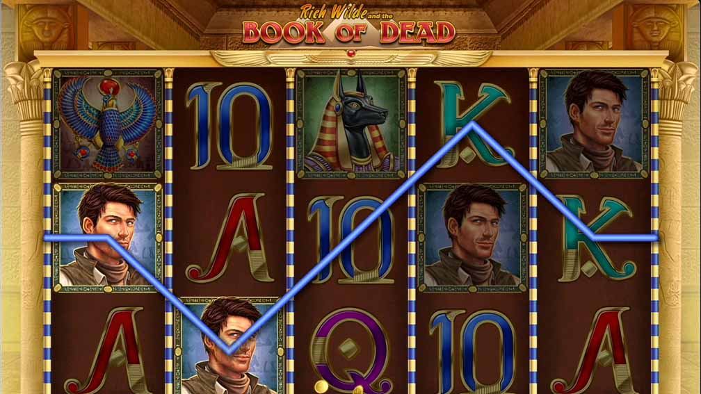 Book of Dead expanding symbol bonus round